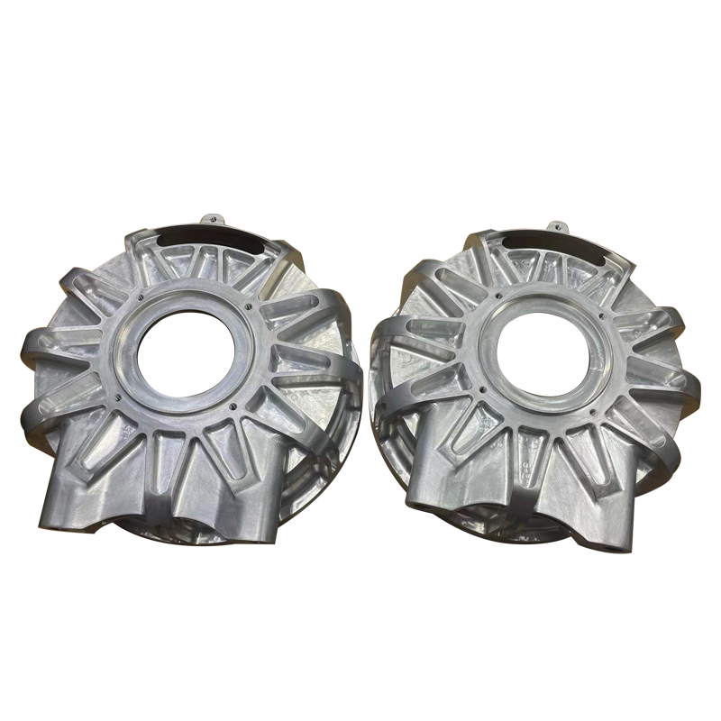 CNC milled housing of motor gear adapter
