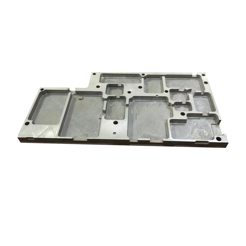 Aluminum base and cover for wireless microwave networks-back-2