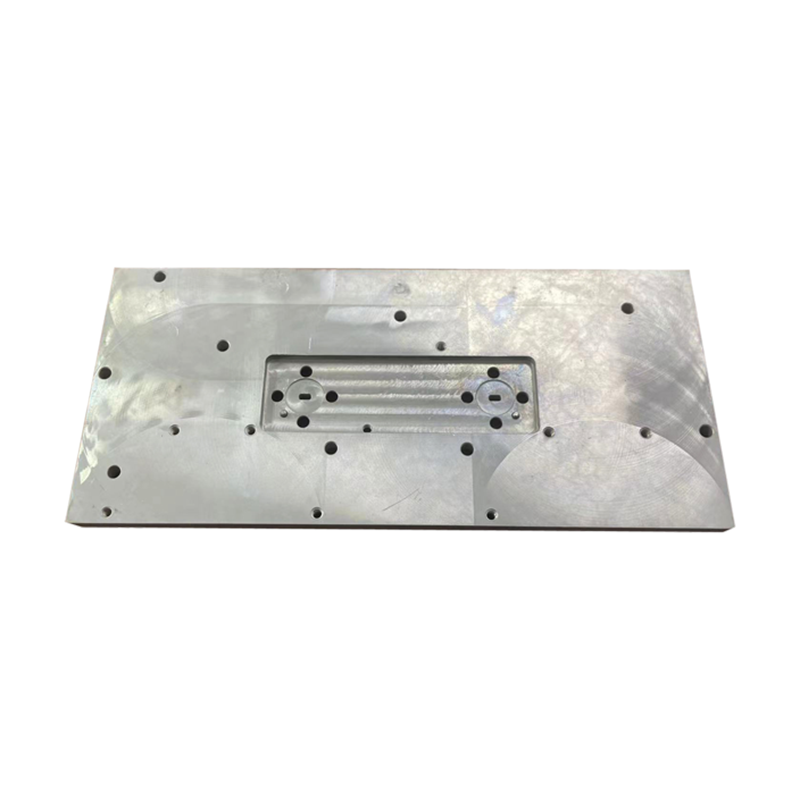 Aluminum base and cover for wireless microwave networks-front